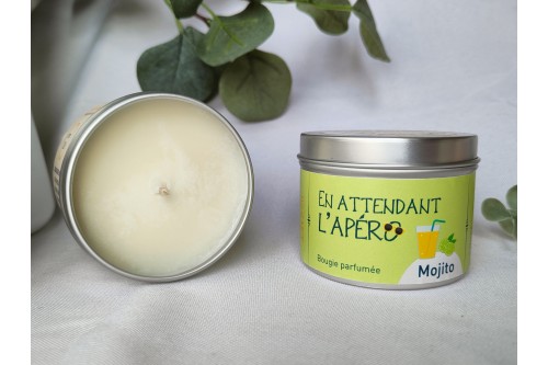 Bougie "En attendant l'apéro"