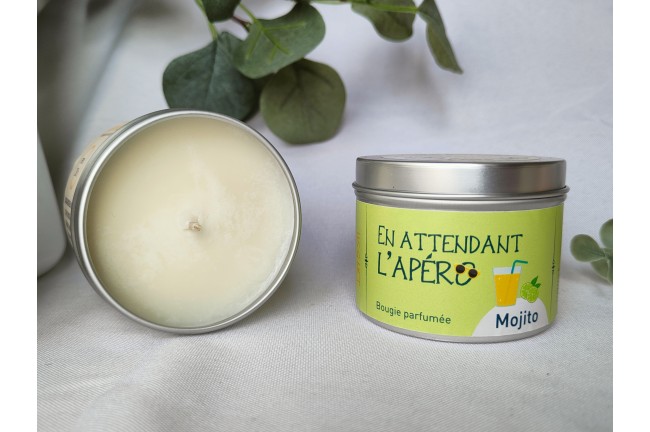 Bougie "En attendant l'apéro"