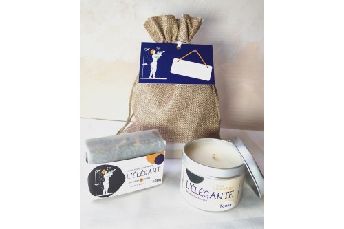 Cadeau Duo fève tonka - bougie + savon