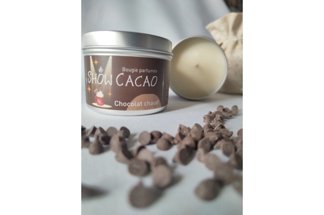 Bougie Show cacao - Parfum chocolat chaud