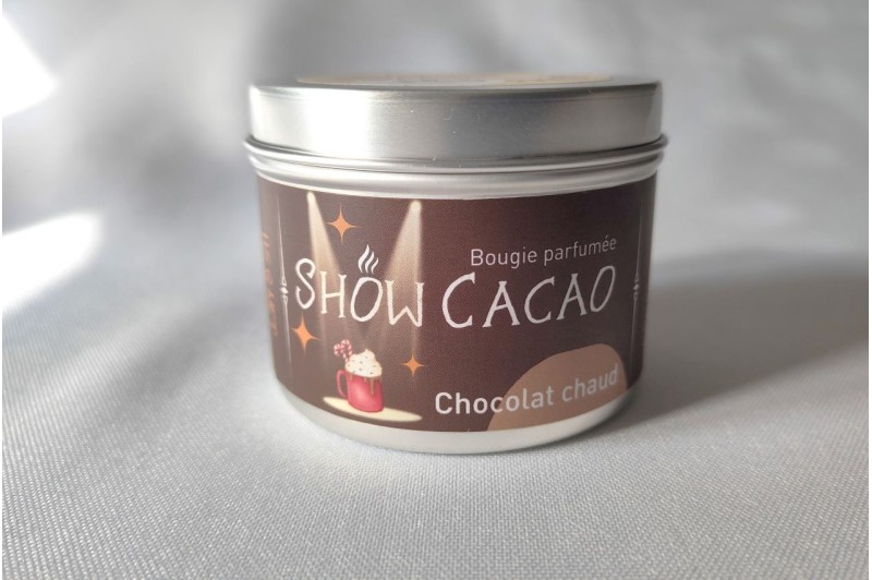 Bougie Show cacao - Parfum chocolat chaud