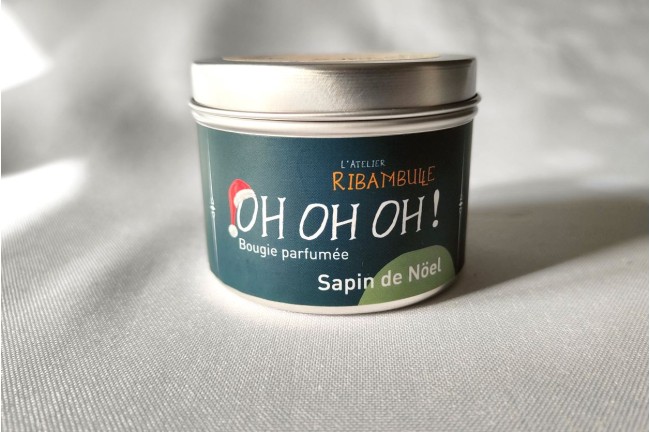 Bougie Oh oh oh ! - Parfum sapin de Noël