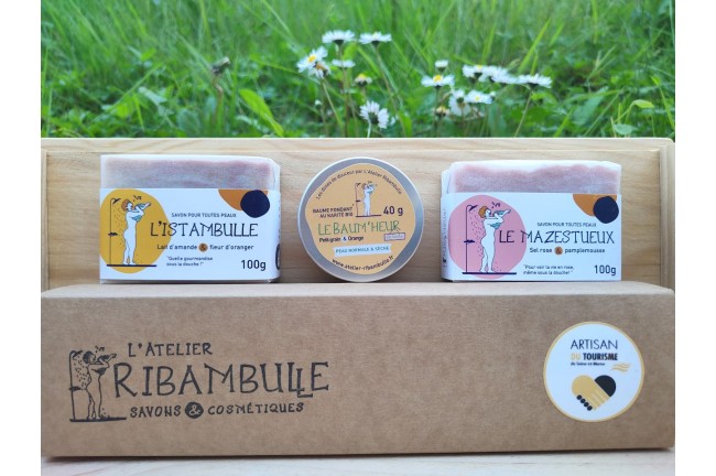 Coffret soin Hespéridé – Savons & baume aux agrumes