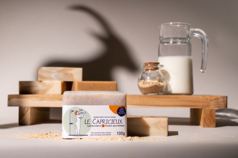 Savon artisanal Le Capricieux au lait de chevre bio – L’Atelier Ribambulle