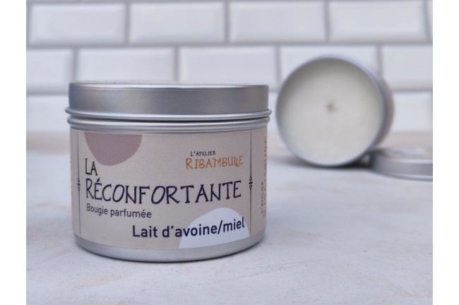 La Réconfortante – Bougie parfumée Lait d’Avoine & Miel