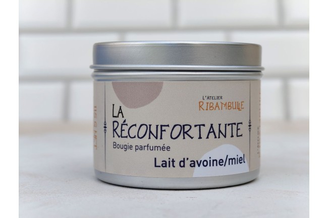 La Réconfortante – Bougie parfumée Lait d’Avoine & Miel