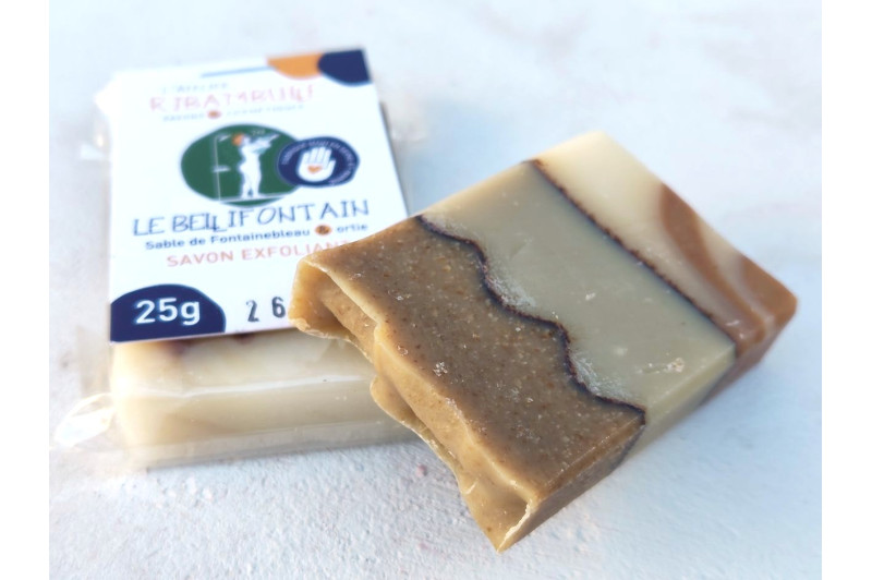 Le Bellifontain – Savon exfoliant au sable de Fontainebleau