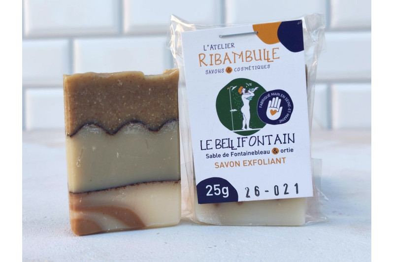 Le Bellifontain – Savon exfoliant au sable de Fontainebleau