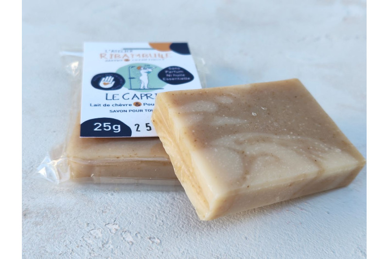 Le Capricieux – Savon au lait de chèvre, peaux réactives