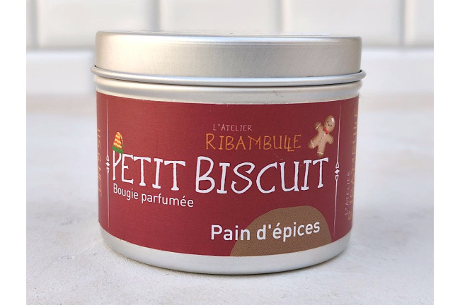 Bougie Petit Biscuit - Parfum pain d'épices