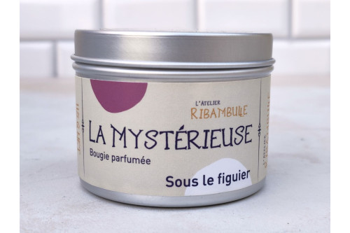 Bougie parfumée Sous le Figuier artisanale | La Mystérieuse