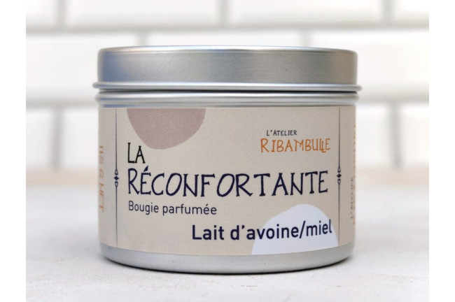 Bougie parfumée Lait d’Avoine & Miel | La Réconfortante