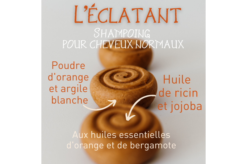 L'Eclatant: Shampoing solide pour cheveux normaux