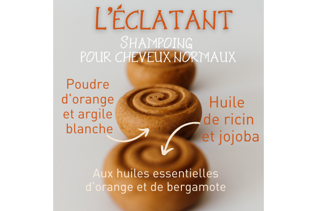 L'Eclatant: Shampoing solide pour cheveux normaux