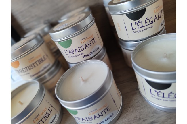 L’Élégante – Bougie parfumée Fève Tonka