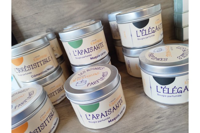 L’Apaisante – Bougie parfumée Maquis Corse