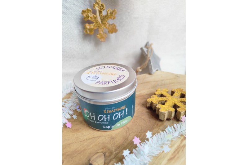 Bougie Oh oh oh ! - Parfum sapin de Noël