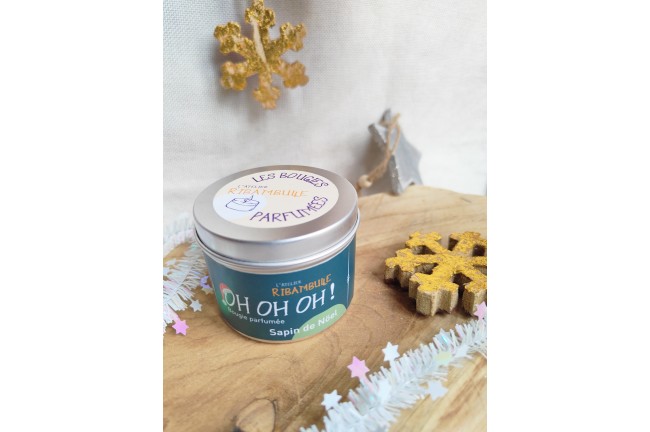 Bougie Oh oh oh ! - Parfum sapin de Noël