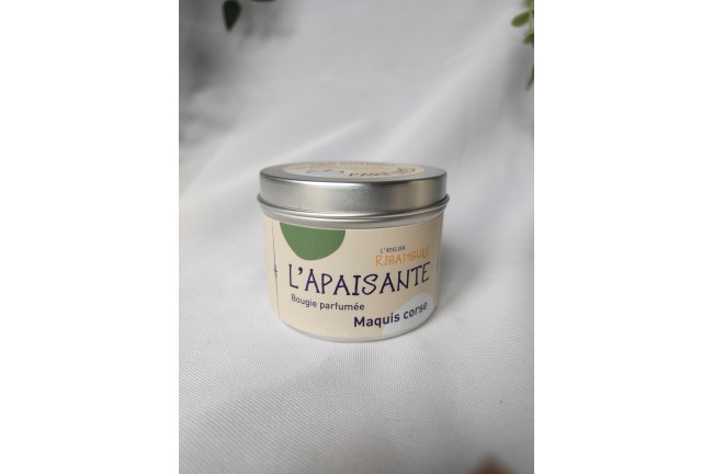 L’Apaisante – Bougie parfumée Maquis Corse