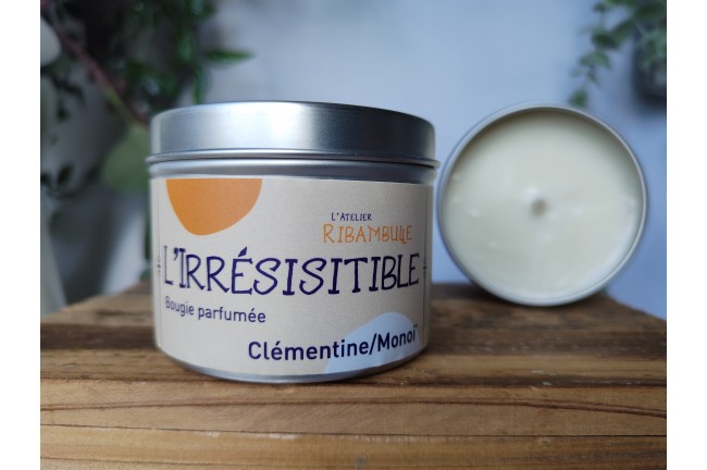 L’Irrésistible – Bougie parfumée Clémentine & Monoï