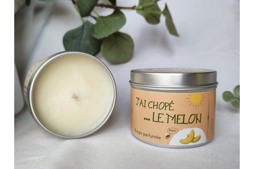 Bougie "J'ai chopé le melon"